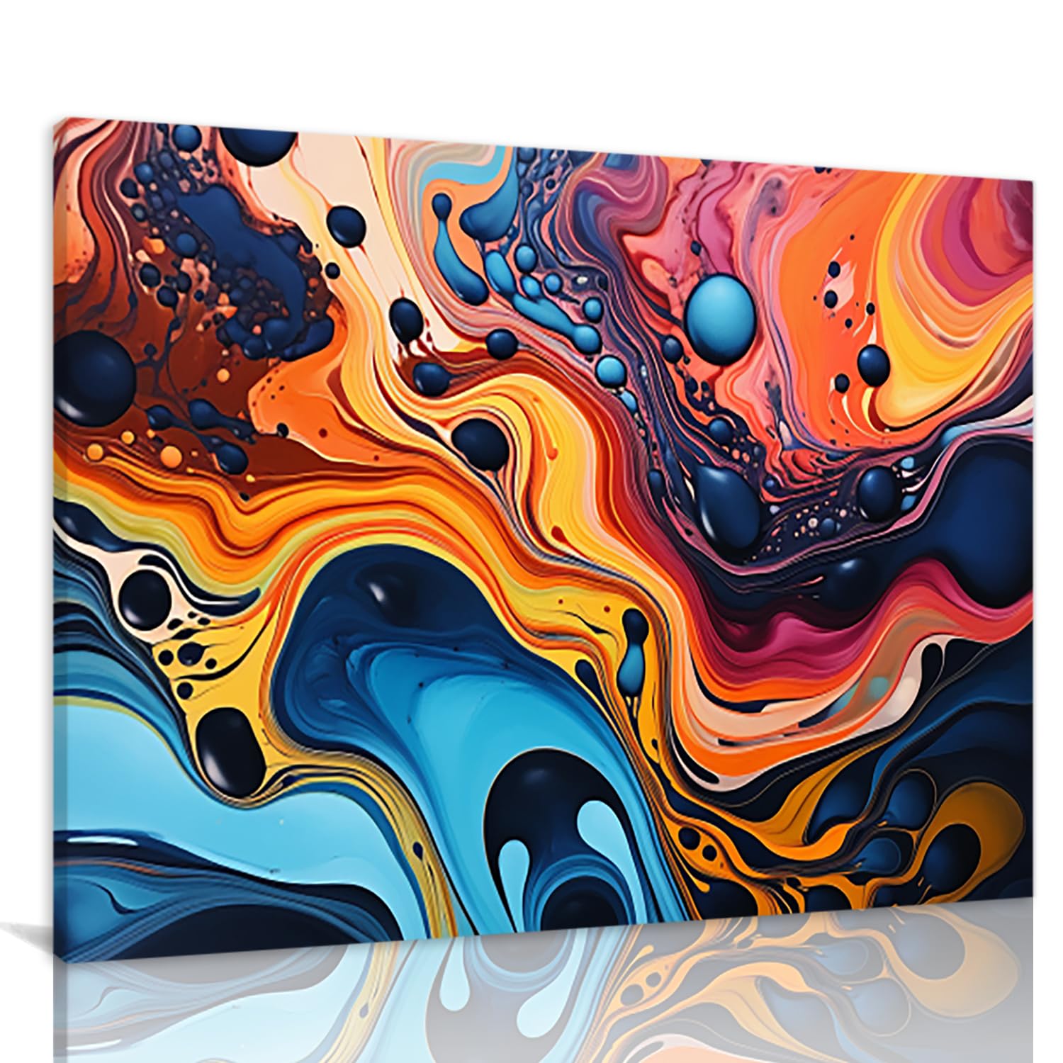 Amazon.co.jp: 絵画 水彩マーブルアートですインテリア 絵画 現代